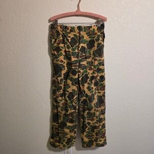 Vintage SafT-Bak Camo Hunting Pants Mens 29x27 Duck Hunter Made in USA 70s 80s